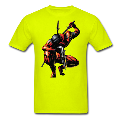 Deadpool Pose Unisex Classic T-Shirt - safety green