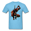 Deadpool Pose Unisex Classic T-Shirt - aquatic blue