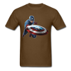Captain America Unisex Classic T-Shirt - brown