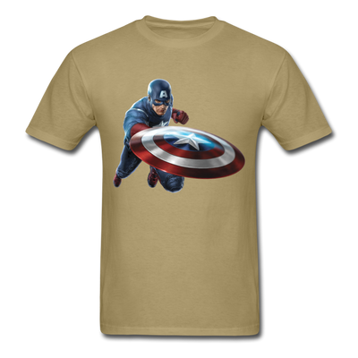 Captain America Unisex Classic T-Shirt - khaki
