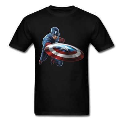 Captain America Unisex Classic T-Shirt - black