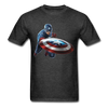 Captain America Unisex Classic T-Shirt - heather black