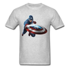 Captain America Unisex Classic T-Shirt - heather gray