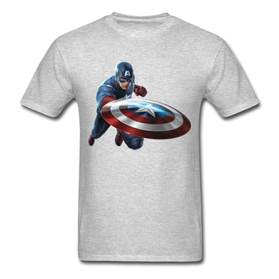 Captain America Unisex Classic T-Shirt - heather gray