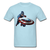 Captain America Unisex Classic T-Shirt - powder blue