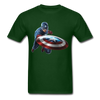 Captain America Unisex Classic T-Shirt - forest green