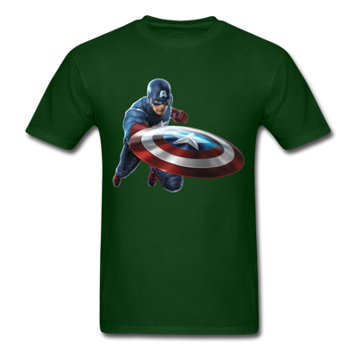 Captain America Unisex Classic T-Shirt - forest green