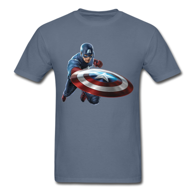 Captain America Unisex Classic T-Shirt - denim