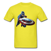 Captain America Unisex Classic T-Shirt - yellow