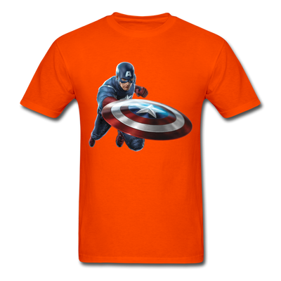 Captain America Unisex Classic T-Shirt - orange