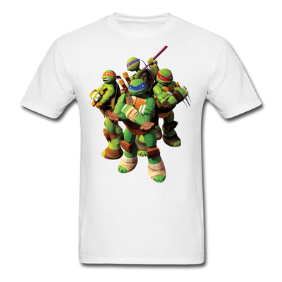 Teenage Mutant Ninja Turtles Unisex Classic T-Shirt - white
