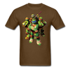 Teenage Mutant Ninja Turtles Unisex Classic T-Shirt - brown