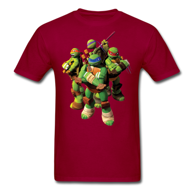 Teenage Mutant Ninja Turtles Unisex Classic T-Shirt - dark red