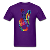 Peace Unisex Classic T-Shirt - purple