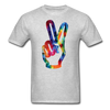 Peace Unisex Classic T-Shirt - heather gray