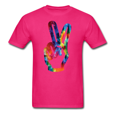 Peace Unisex Classic T-Shirt - fuchsia