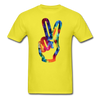 Peace Unisex Classic T-Shirt - yellow