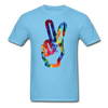 Peace Unisex Classic T-Shirt - aquatic blue