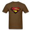 Superman Logo Unisex Classic T-Shirt - brown