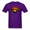 Superman Logo Unisex Classic T-Shirt - purple