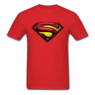Superman Logo Unisex Classic T-Shirt - red
