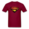Superman Logo Unisex Classic T-Shirt - burgundy