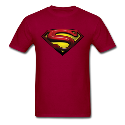 Superman Logo Unisex Classic T-Shirt - dark red