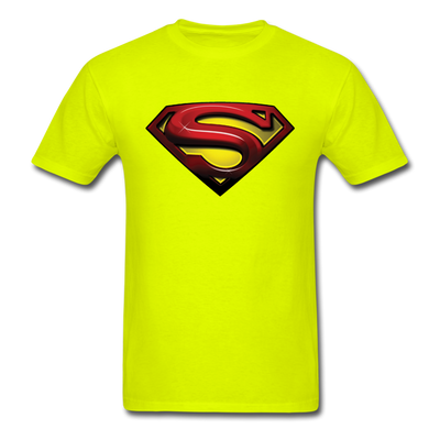 Superman Logo Unisex Classic T-Shirt - safety green