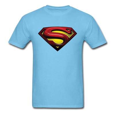 Superman Logo Unisex Classic T-Shirt - aquatic blue