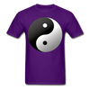 Yin and Yang Unisex Classic T-Shirt - purple