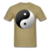 Yin and Yang Unisex Classic T-Shirt - khaki