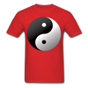 Yin and Yang Unisex Classic T-Shirt - red