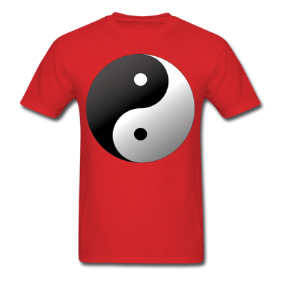 Yin and Yang Unisex Classic T-Shirt - red