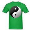 Yin and Yang Unisex Classic T-Shirt - bright green