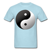 Yin and Yang Unisex Classic T-Shirt - powder blue
