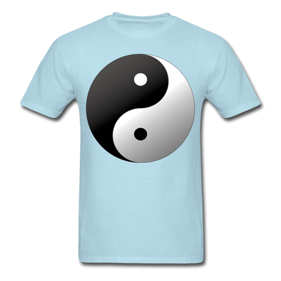 Yin and Yang Unisex Classic T-Shirt - powder blue