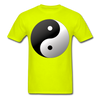 Yin and Yang Unisex Classic T-Shirt - safety green