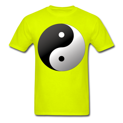 Yin and Yang Unisex Classic T-Shirt - safety green