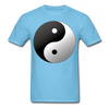 Yin and Yang Unisex Classic T-Shirt - aquatic blue