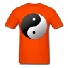 Yin and Yang Unisex Classic T-Shirt - orange