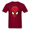 Spider-Man Head Unisex Classic T-Shirt - burgundy