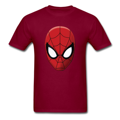 Spider-Man Head Unisex Classic T-Shirt - burgundy