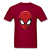 Spider-Man Head Unisex Classic T-Shirt - dark red