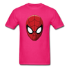 Spider-Man Head Unisex Classic T-Shirt - fuchsia