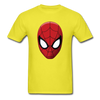 Spider-Man Head Unisex Classic T-Shirt - yellow