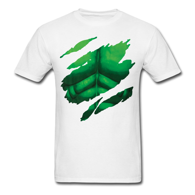 Hulk Ripped Shirt Unisex Classic T-Shirt - white