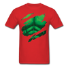 Hulk Ripped Shirt Unisex Classic T-Shirt - red