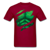 Hulk Ripped Shirt Unisex Classic T-Shirt - dark red