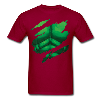 Hulk Ripped Shirt Unisex Classic T-Shirt - dark red