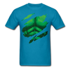 Hulk Ripped Shirt Unisex Classic T-Shirt - turquoise